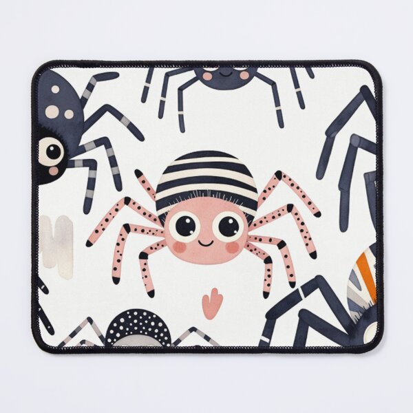 Item preview, Cute Cartoon Spiders White Background designed and sold by SassyArtistry.