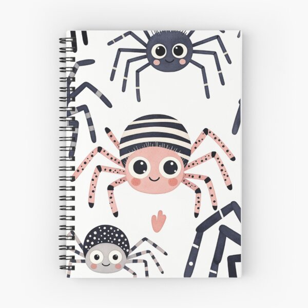 Item preview, Cute Cartoon Spiders White Background designed and sold by SassyArtistry.