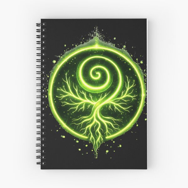 Item preview, Wildwarden Sigil – Glowing Nature Rune of Aeryndael | Fantasy Druid Emblem designed and sold by Falconwolf.