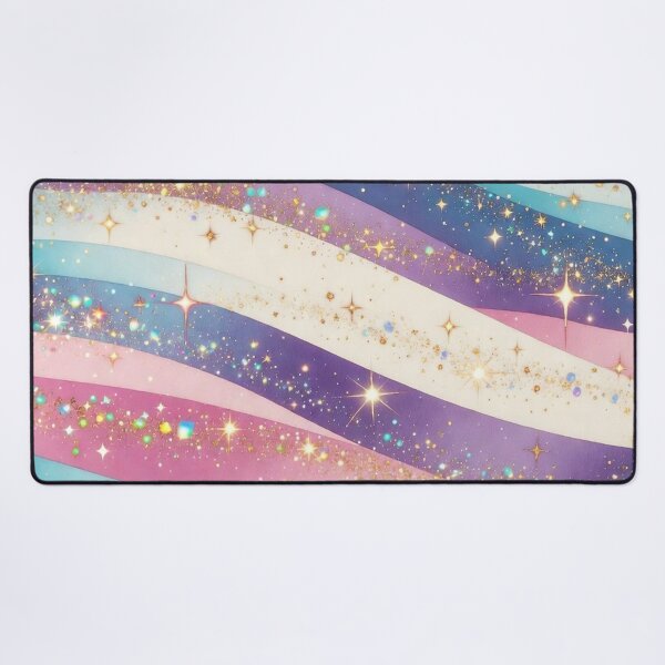 Item preview, Pastel Glitter Waves with Sparkles designed and sold by SassyArtistry.