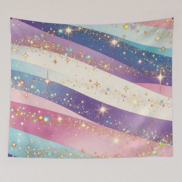Item preview, Pastel Glitter Waves with Sparkles designed and sold by SassyArtistry.