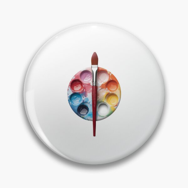 Item preview, Colorful Artist Paint Palette with Brush designed and sold by SOUFIANE1991.