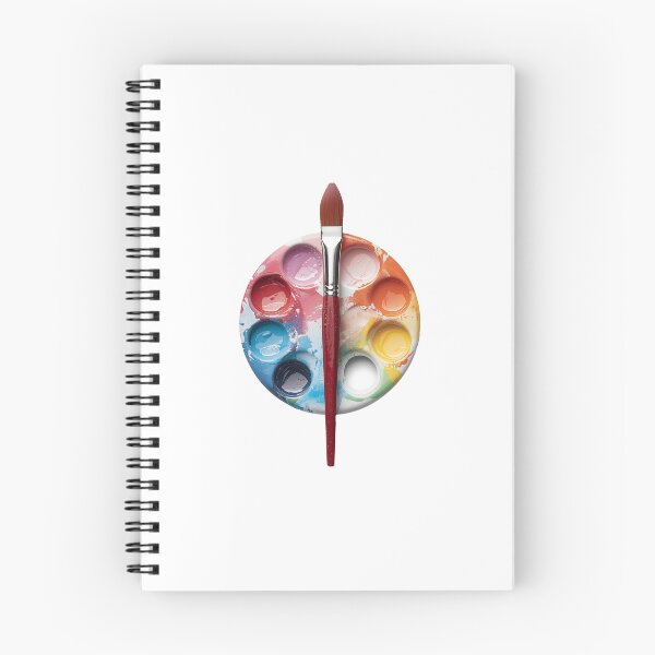 Item preview, Colorful Artist Paint Palette with Brush designed and sold by SOUFIANE1991.