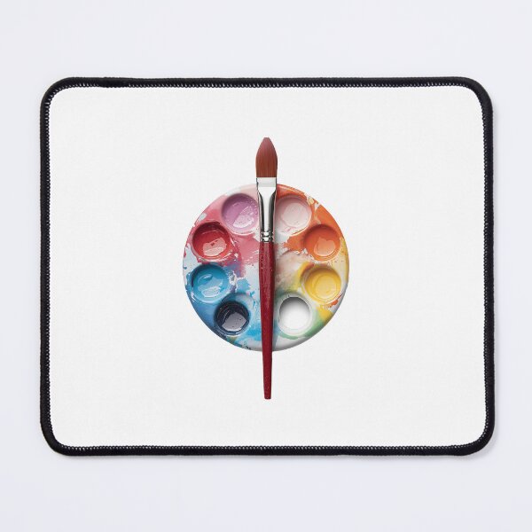 Item preview, Colorful Artist Paint Palette with Brush designed and sold by SOUFIANE1991.