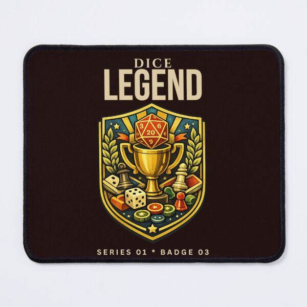 Item preview, Dice Legend Tabletop Gamer designed and sold by WitWorksCo.