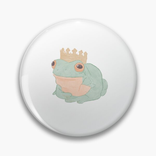 Item preview, Medieval frog wearing a crown designed and sold by Morganjune2002.