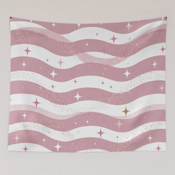 Item preview, Pink Glitter Waves White Background designed and sold by SassyArtistry.
