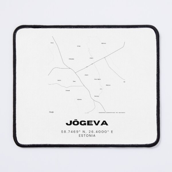 Item preview, Jõgeva Estonia Coordinates Wall Art | 58.7469° N 26.4000° E | Minimal Print designed and sold by RM-Journey.