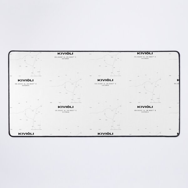 Item preview, Kiviõli Estonia Coordinates Print | 59.3500° N 26.9667° E | Minimal City Art designed and sold by RM-Journey.