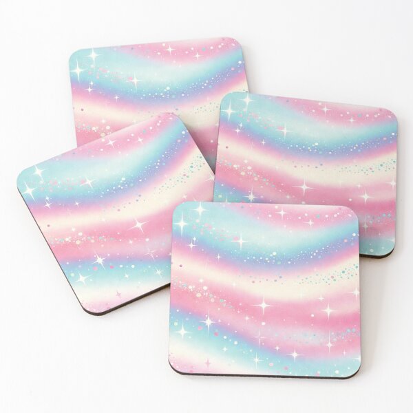 Item preview, Pink Blue Glitter Waves designed and sold by SassyArtistry.