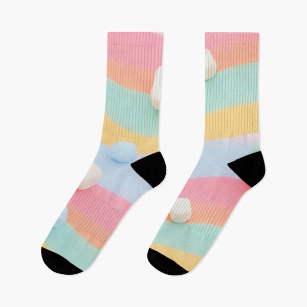 Item preview, Pastel Rainbow Waves with Marshmallows designed and sold by SassyArtistry.