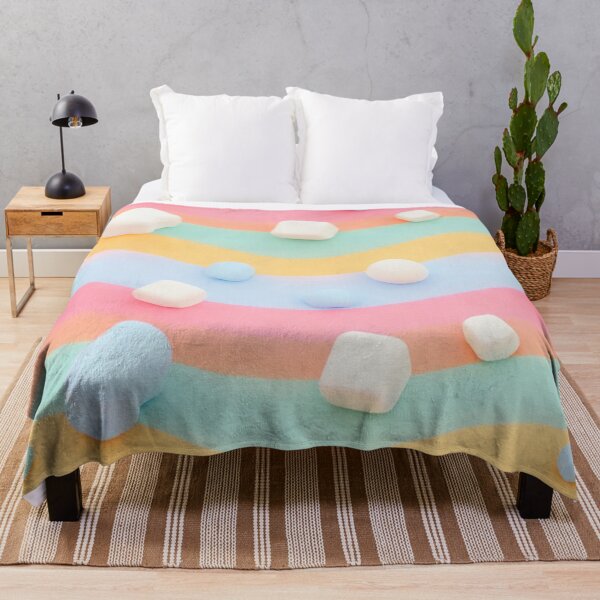 Item preview, Pastel Rainbow Waves with Marshmallows designed and sold by SassyArtistry.