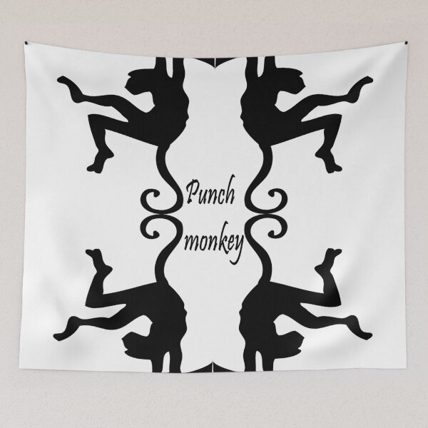Item preview, Punch monkey t-shirt and stickers designed and sold by Khalid lq.