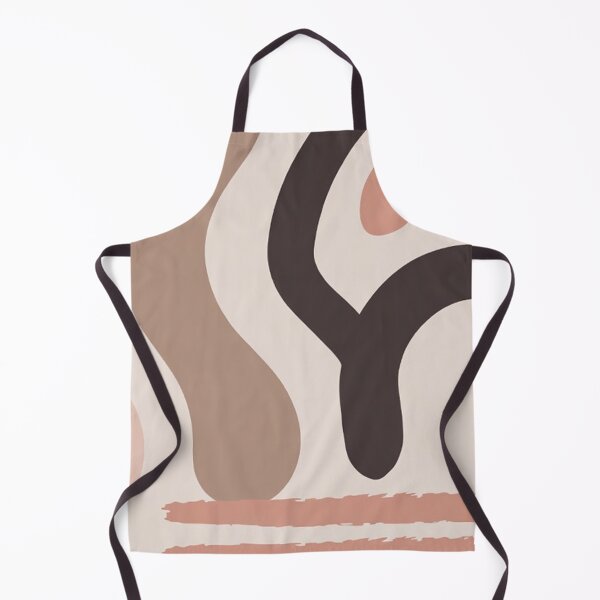 Item preview, Beige Brown Abstract Wavy Lines designed and sold by SassyArtistry.