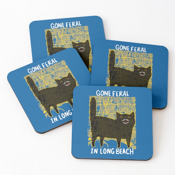 Item preview, Gone Feral In Long Beach designed and sold by KilkennyCat Art.