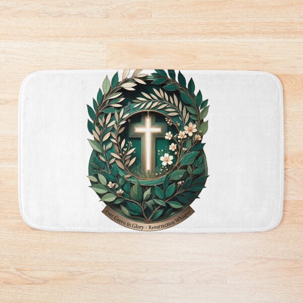 Item preview, Ever Green in Glory Crown Tee, Eternal Resurrection Dawn Mug, Christian Triumph Gift designed and sold by YMLux.