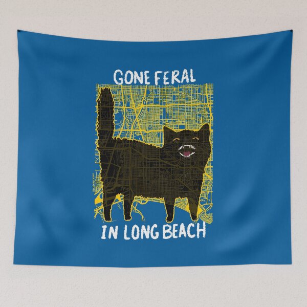 Item preview, Gone Feral In Long Beach designed and sold by KilkennyCat Art.