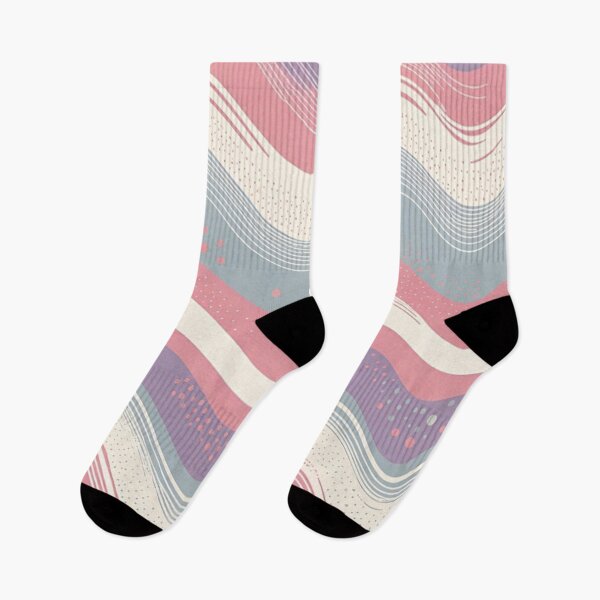 Item preview, Pink Purple Retro Wavy Stripes designed and sold by SassyArtistry.