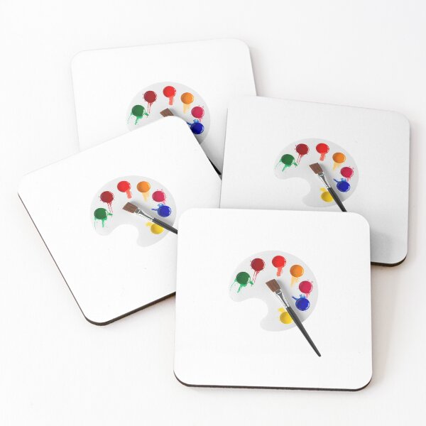 Item preview, Colorful Artist Paint Palette with Brush designed and sold by SOUFIANE1991.