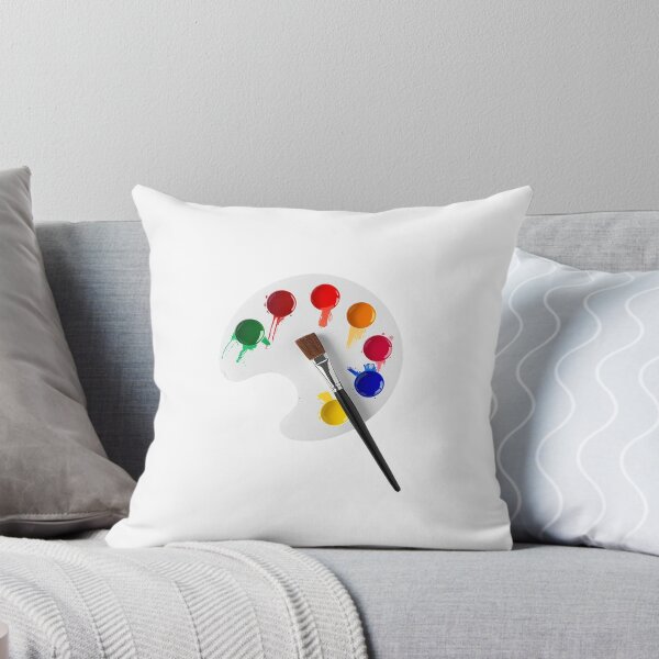 Item preview, Colorful Artist Paint Palette with Brush designed and sold by SOUFIANE1991.
