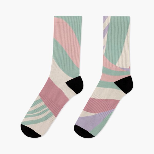 Item preview, Pastel Retro Wavy Stripe Pattern designed and sold by SassyArtistry.