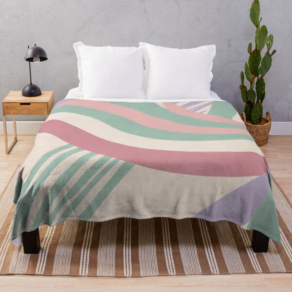 Item preview, Pastel Retro Wavy Stripe Pattern designed and sold by SassyArtistry.