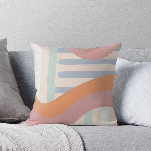 Item preview, Warm Retro Wavy Stripe Pattern designed and sold by SassyArtistry.