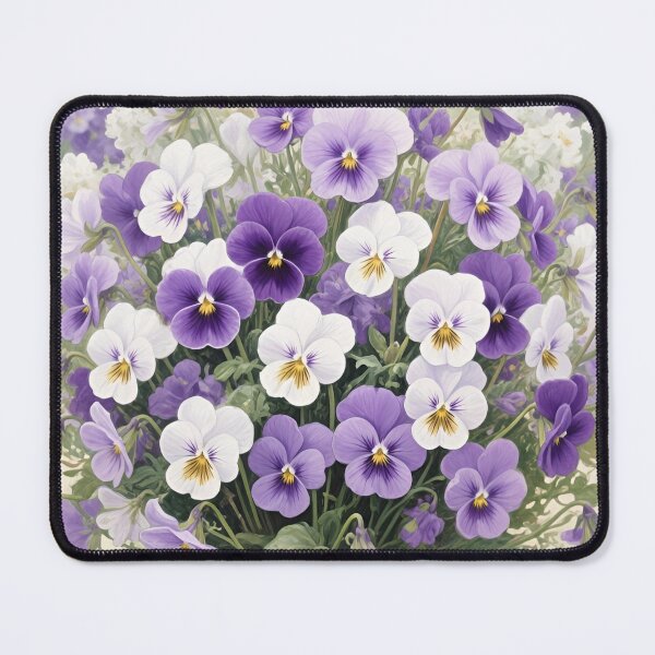 Item preview, Violet Flower Bouquet Watercolor | February Birth Flower Botanical Floral Art designed and sold by Debbie Schulte.