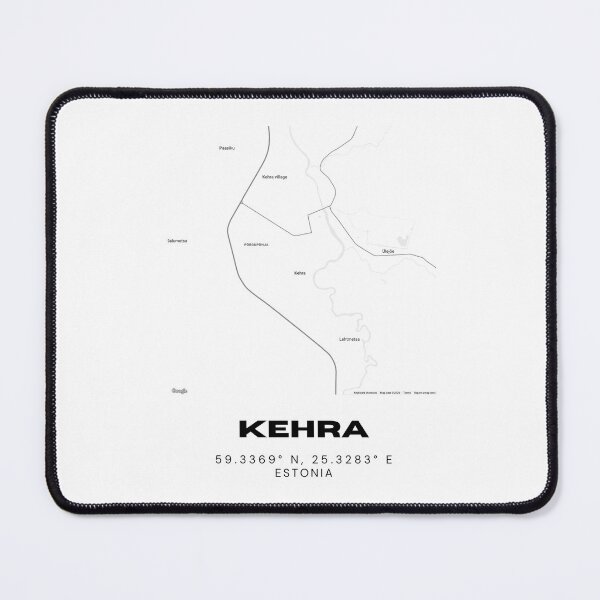 Item preview, Kehra Coordinates Print | 59.3369° N 25.3283° E | Estonia Minimal Art designed and sold by RM-Journey.