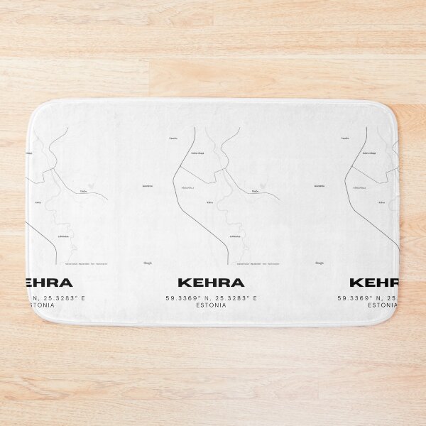 Item preview, Kehra Coordinates Print | 59.3369° N 25.3283° E | Estonia Minimal Art designed and sold by RM-Journey.
