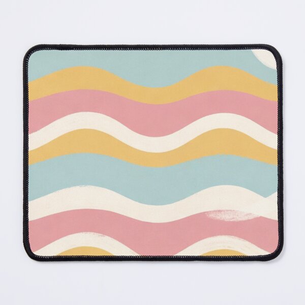 Item preview, Pastel Rainbow Wavy Stripe Pattern designed and sold by SassyArtistry.