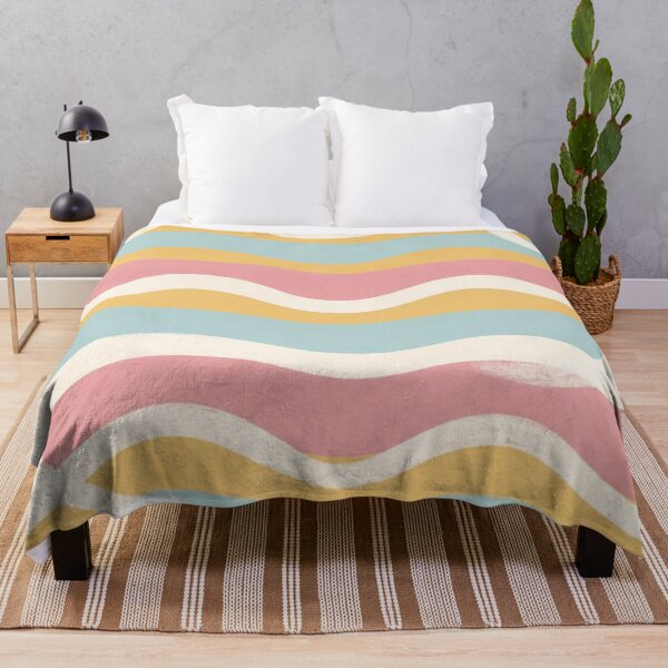 Item preview, Pastel Rainbow Wavy Stripe Pattern designed and sold by SassyArtistry.