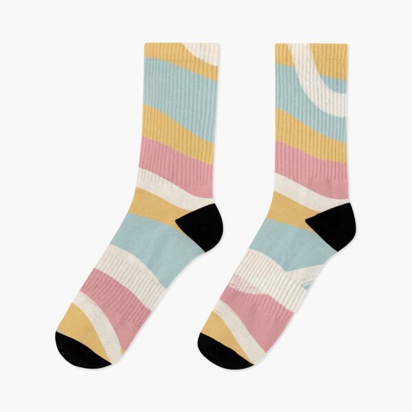 Item preview, Pastel Rainbow Wavy Stripe Pattern designed and sold by SassyArtistry.