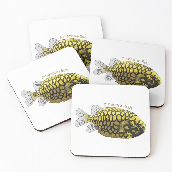 Item preview, Funky Aquatic Creatures: Pinecone Fish designed and sold by abigailhausman.