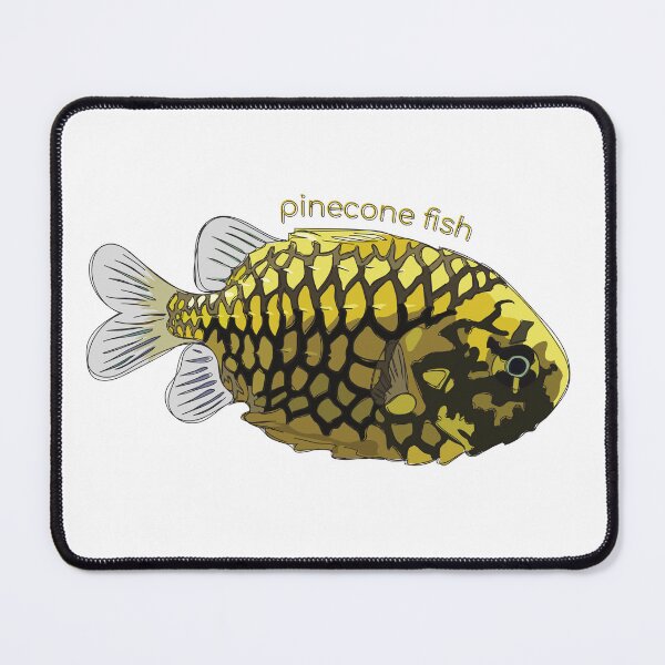 Item preview, Funky Aquatic Creatures: Pinecone Fish designed and sold by abigailhausman.