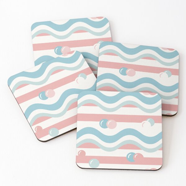 Item preview, Pastel Retro Waves and Stripes designed and sold by SassyArtistry.