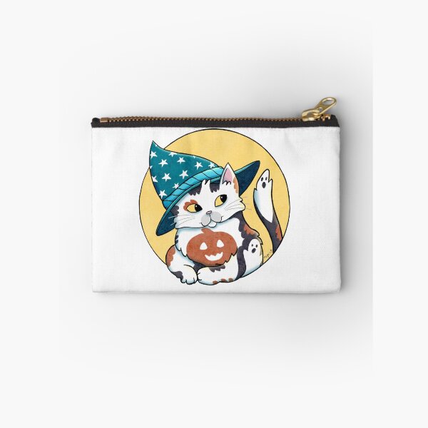 Item preview, Halloween Calico Witch Cat designed and sold by Megan Makes Art VT.