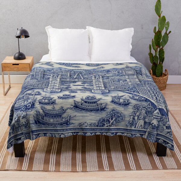 Item preview, Willow Pattern London Panorama 1 designed and sold by NickWhittleArt.