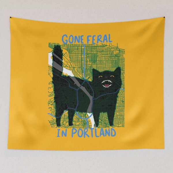 Item preview, Gone Feral In Portland designed and sold by KilkennyCat Art.