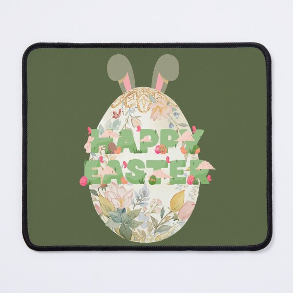 Artikelvorschau, Happy Easter Bunny Ears - Cute Spring Flowers Easter Design. entworfen und verkauft von LunaPrintCo.