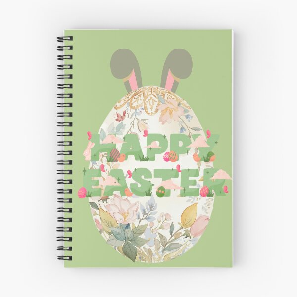 Item preview, Happy Easter Bunny Ears - Cute Spring Flowers Easter Design. designed and sold by LunaPrintCo.