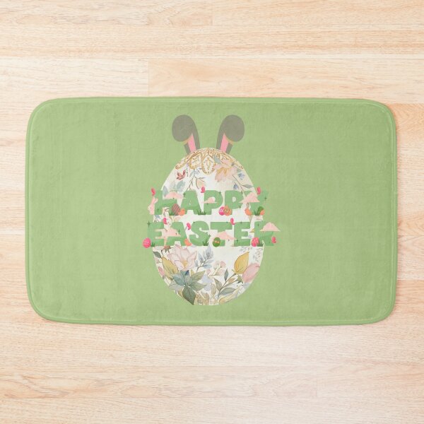 Item preview, Happy Easter Bunny Ears - Cute Spring Flowers Easter Design. designed and sold by LunaPrintCo.