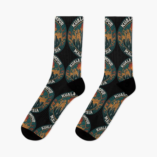 Item preview, Kuala Lumpur Malaysia Trippy Art Retro designed and sold by TomFrontierArt.