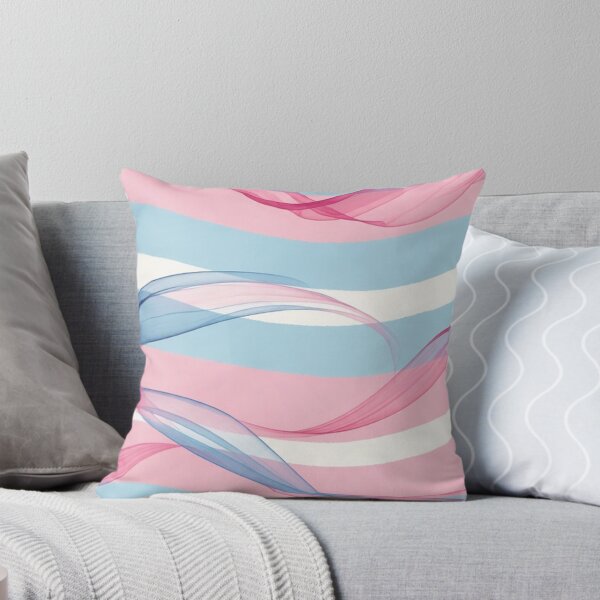 Item preview, Pink Blue Flowing Waves designed and sold by SassyArtistry.