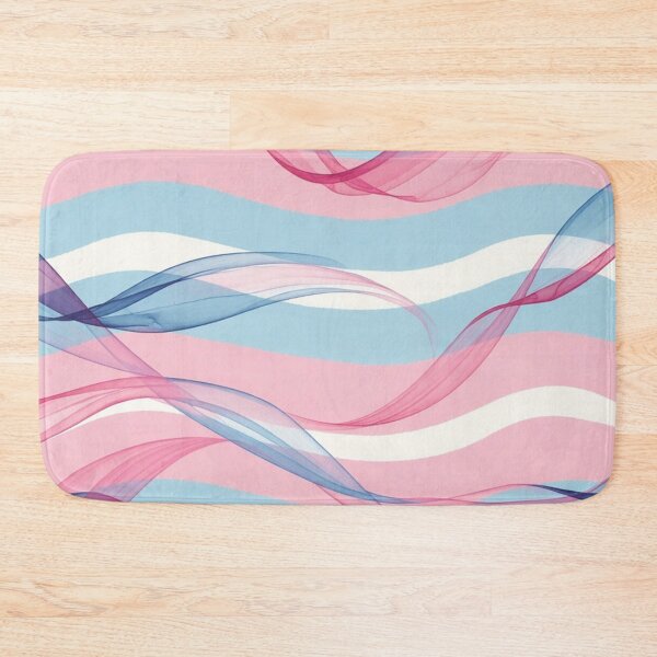 Item preview, Pink Blue Flowing Waves designed and sold by SassyArtistry.