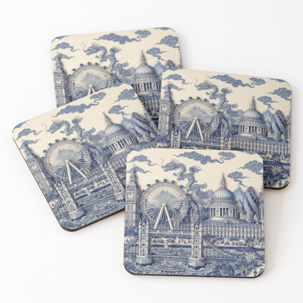 Item preview, Copy of Willow Pattern London Panorama 2 designed and sold by NickWhittleArt.