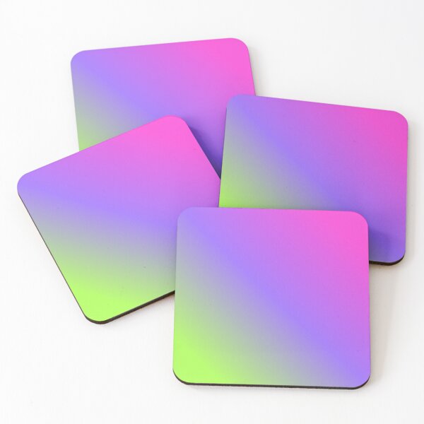 Item preview, Green, Purple And Pink Gradient Stickers Prints Posters Wall Art Magnet Home Coffee Cup Decoration TShirt Stationary Notebook Magnet Hat Kitchen Work School Office Redbubble Shop designed and sold by Saritas Boutique Shop.