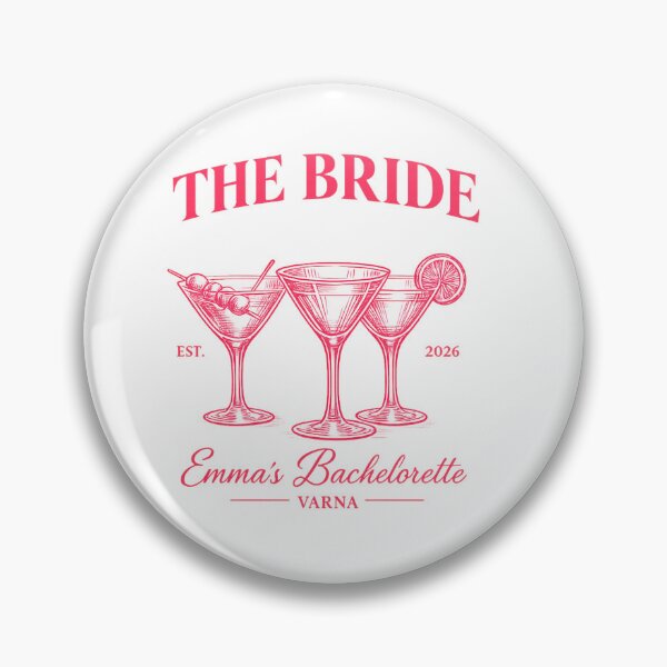 Item preview, Cute Pink Hen Night Bride Name Matching Bridesmaid Celebration/Cool Pink Bachelorette Weekend Bride Name Matching Besties Celebration designed and sold by ImagineYourART ⭐️⭐️⭐️⭐️⭐️.