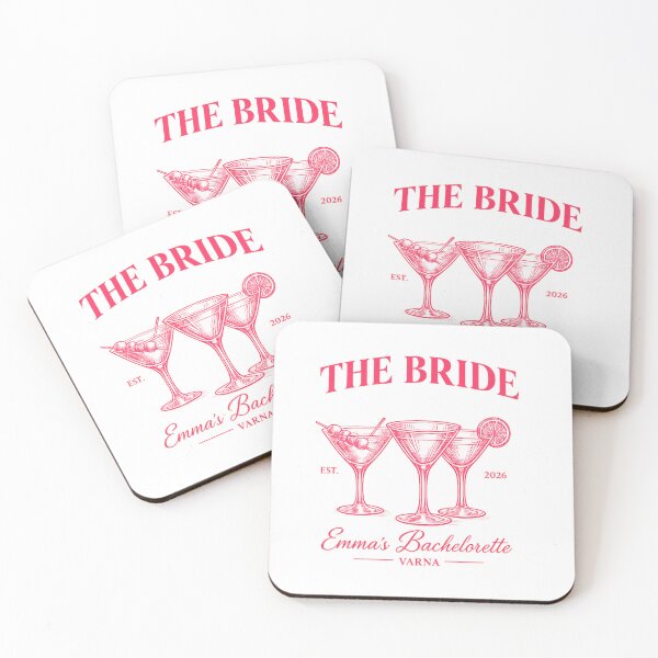 Item preview, Cute Pink Hen Night Bride Name Matching Bridesmaid Celebration/Cool Pink Bachelorette Weekend Bride Name Matching Besties Celebration designed and sold by ImagineYourART ⭐️⭐️⭐️⭐️⭐️.