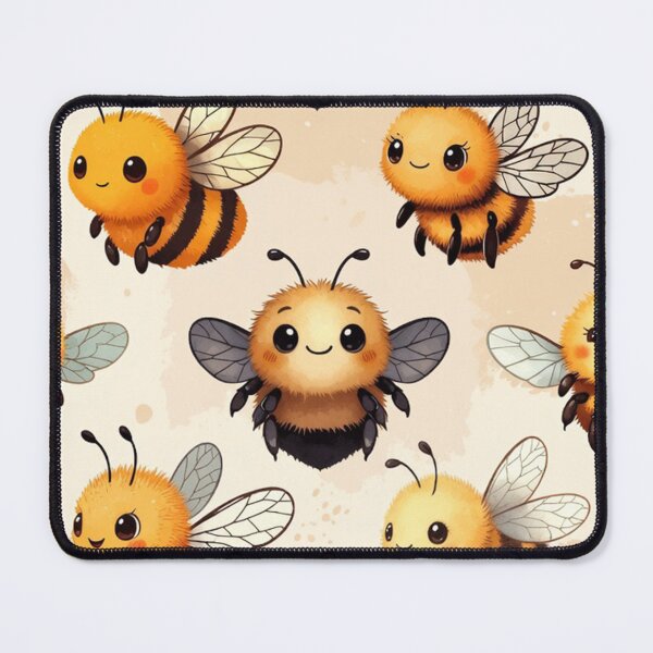 Item preview, Cute Kawaii Bee Pattern designed and sold by SassyArtistry.